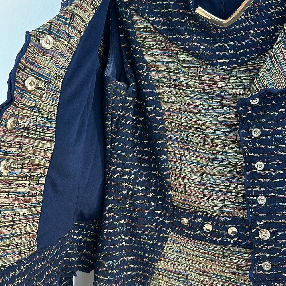 Joseph Ribkoff Dress/Blazer Set - Picture 4 of 13